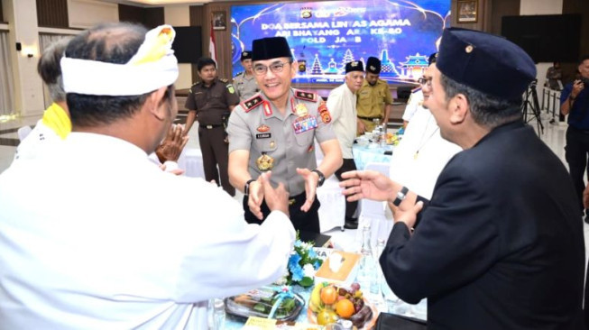 Doa Bersama Lintas Agama Warnai Peringatan HUT Bhayangkara ke-80, Polda Jambi Perkuat Komitmen Jaga Kerukunan dan Kamtibmas
